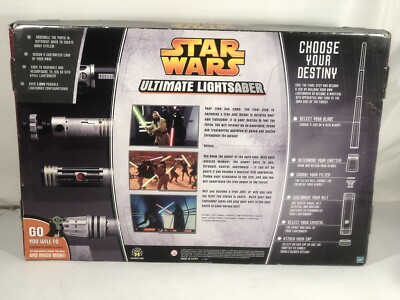 Star Wars Build Your Own Ultimate Lightsaber Hasbro 2005