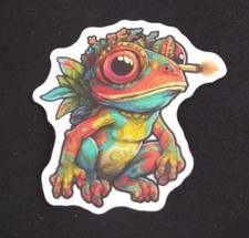 Cute Amphibian Frog Sticker 2.25" AV