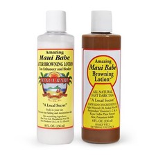 Maui Babe After Browning Lotion Pack of 2 8oz Tan Enhancer and Moisturizer