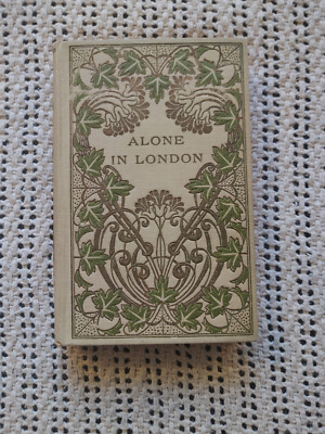 Alone in London by Hesba Stretton pub American Tract Society Hard Cover - VTG!