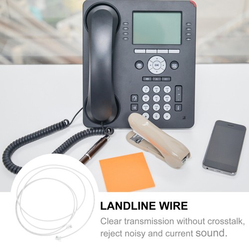 Telefonleitung Lange Telefonkabel Für Festnetz Telefonleitungskabel - Photo 11/12