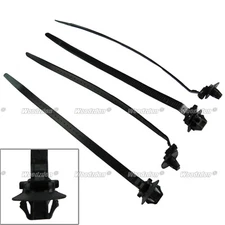 50x Cable Strap Push Mount Wire Tie Nylon Clip 185mm Length For Toyota LHD Hiace