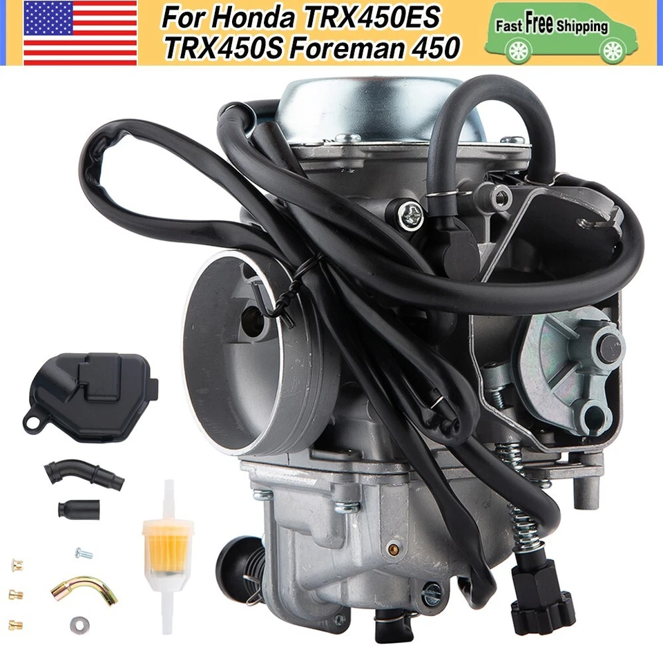 OEM Carburetor For Honda Foreman 450 TRX450ES TRX450S TRX450FE FM 4x4 1998-2004 - Изображение 2 из 4