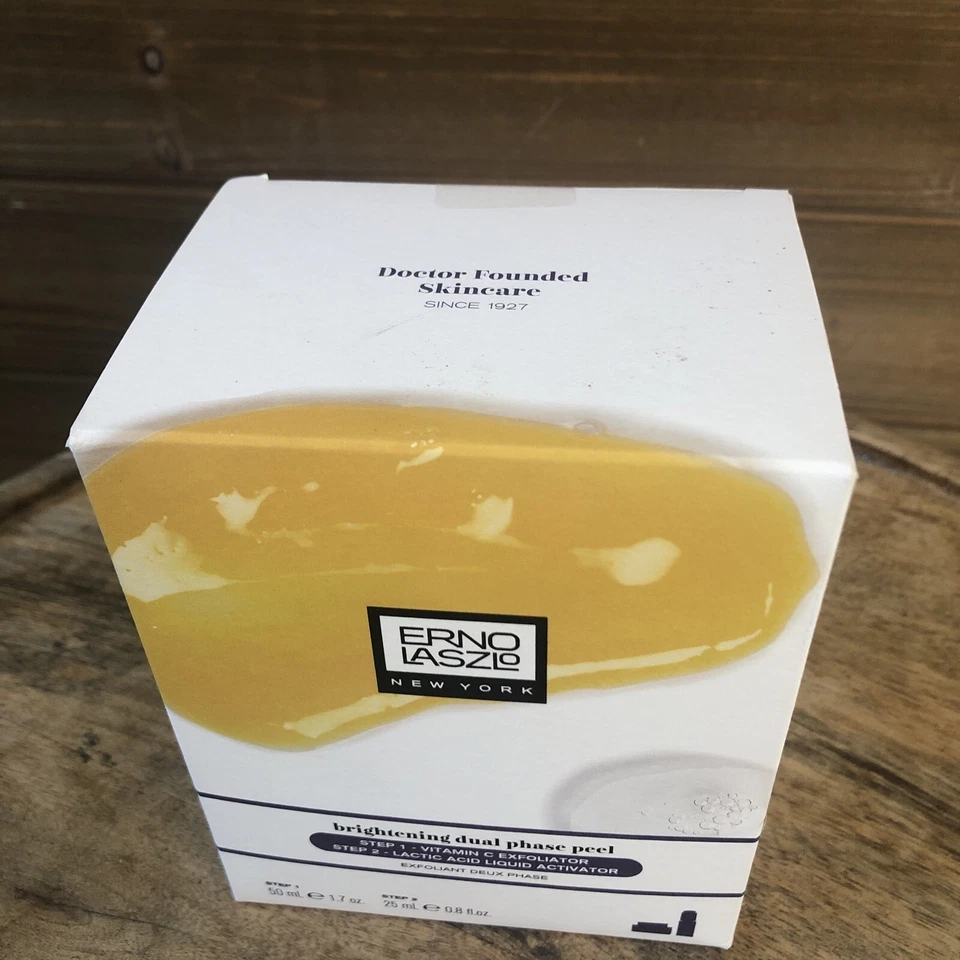 Erno Laszlo Brightening Dual Phase Peel Vitamin C & Lactic Acid NIB SEALED - Image 2 of 4