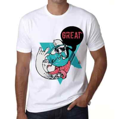 Herren Grafik T-Shirt Funky Grampa Great Öko-Verantwortlich Vintage Jahrgang