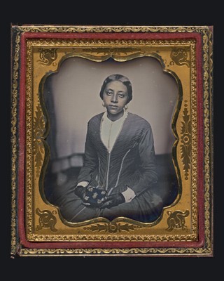 Print: Sarah Mcgill Russwurm, Sister Of Urias Africanus Mcgill, 1854