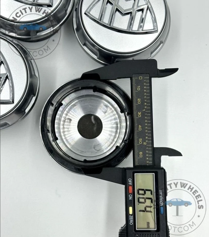 4 peças cubo central Maybach S680 S600 S580 GLS600 tampa de roda PARAFUSO 68mm/2,67 polegadas - Imagem 4 de 4