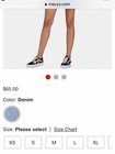 NWT Women Juniors Volcom Strappy Back Chambray Romper Shorts Overall L 10 Denim — photo 3