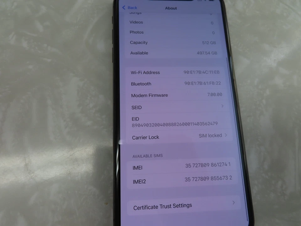 Apple Iphone XS Max 512GB Gray (AT&T ONLY) new other condition - 80% BH - Image 2 of 4