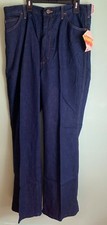 NOS Wrangler vintage high waist denim blue jeans misses waist 34 USA 80s