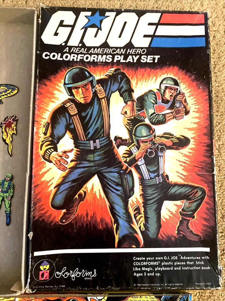 "HASBRO" VINTAGE 1982 G.I. JOE "COLORFORMS" PLAY SET IN ORIGINAL BOX - Image 3 of 4