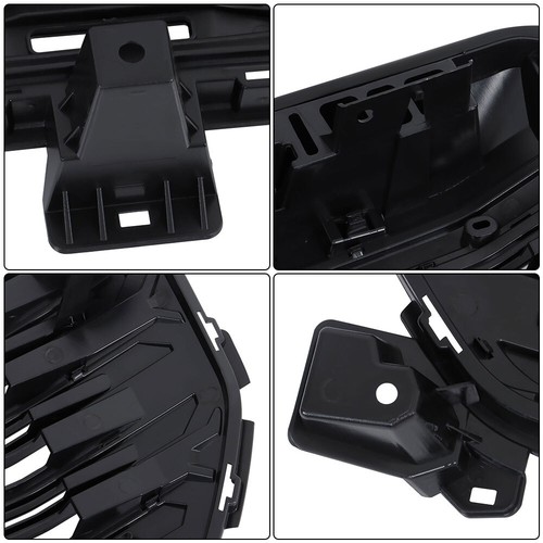 For 2022-2024 GMC Sierra 1500 Denali Gloss Black Front Bumper Central Mesh Grill - Picture 13 of 14