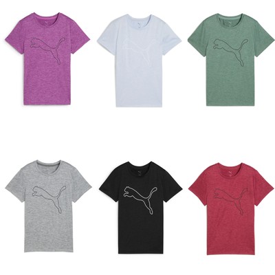 Puma Damen T-Shirt TAD ESSENTIAL Heather Logo Tee 525893