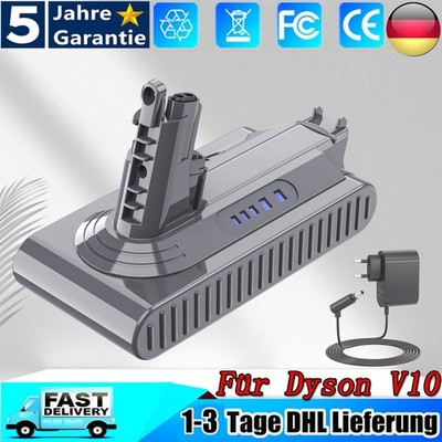 9Ah Akku +Ladekabel Ladegerät für Dyson V10 V11 SV11 Fluffy Absolute Staubsauger