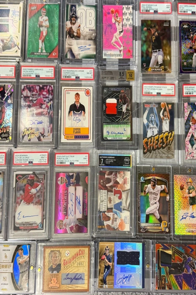 $1 Sports Singles + Slab Heaters + Raw Rookies, Autos, Numbered, Case Hits