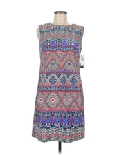 NWT AB Studio Women Blue Casual Dress 6