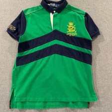 Vintage 90s Polo Ralph Lauren Polo Shirt Pk Pony Crest Scribble Mens Large