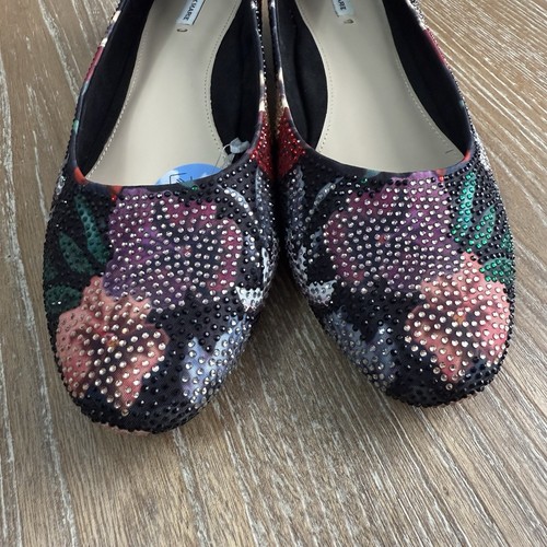 NEU Alex Marie Damenschuhe Strass Blumenmuster niedriger Blockabsatz Größe 11 Fairy - Bild 2 von 10