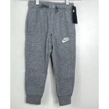 New Nike Club Fleece Rib Cuff Jogger Sweat Pant Boys Toddler Size 4