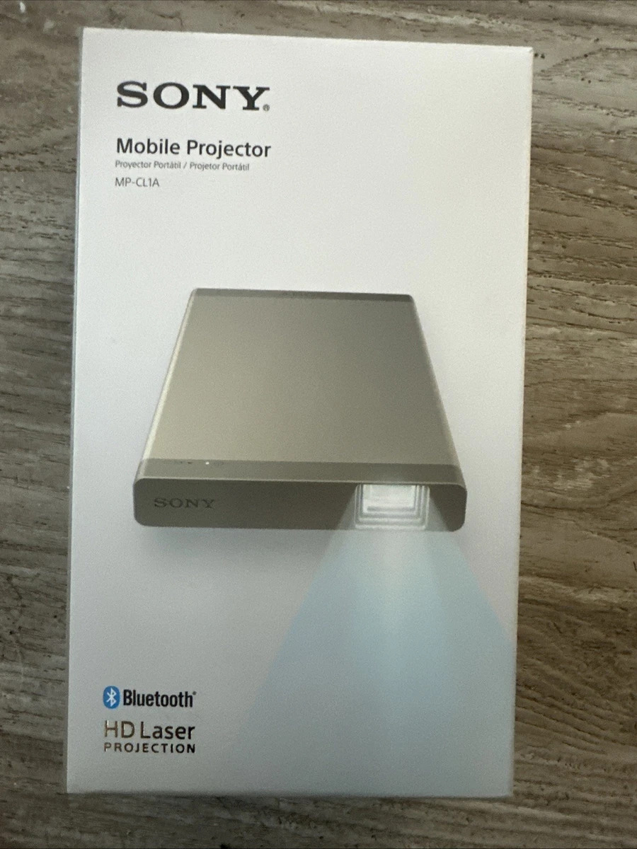 Sony MP-CL1A 32-Lumen Portbale HD Mobile Projector - Gray for sale