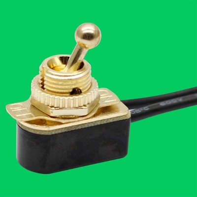 AC 250V 6A On/Off Prewired Standard Toggle Switch With Wire Cable MT-2021 SPST