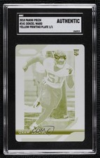 2018 Panini Prizm Rookie Printing Plate Yellow 1/1 Denzel Ward SGC Authentic v1x
