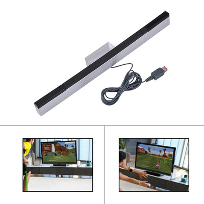 Wired Remote Motion Sensor Bar IR Infrared Ray Inductor for Nintendo Wii / Wii U