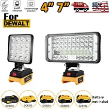 LED Work Lights For Dewalt 20V Battery Flood Lights Torch for Workshop Camping