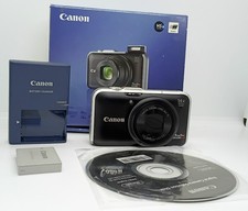  Near Mint/Charger/BOX Canon PowerShot SX230 HS Black 12.1 MP 14x Digital Camera