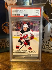 2024-25 UPPER DECK SERIES 2 SEAMUS CASEY YOUNG GUNS #489 PSA 9 MINT