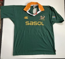 NOS NWT SOUTH AFRICA SA Springboks Rugby Union Canterbury GAME JERSEY XL WOW