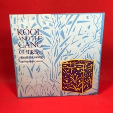 KOOL & THE GANG Cherish 1984 UK 3-track 12" vinyl single De-Lite record Fresh