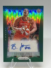 BRIONNA JONES 2024 Panini Prizm WNBA Throwback Signatures Green Autograph