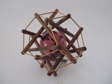 VTG THE PHILOSOPHER'S KNOT Puzzle by Futuristix Products COB WEB Brain Teaser