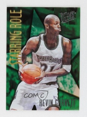 1996-97 Fleer Ultra Starring Role Kevin Garnett #1 HOF 6hi