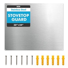 Stainless Steel Stove Backsplash 24" x 30" Guard Range Hood Wall Shield Kitchen