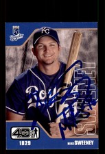 Signed Baseball Card Auto Mike Sweeney 2002 Upper Deck 40-Man #299 Royals