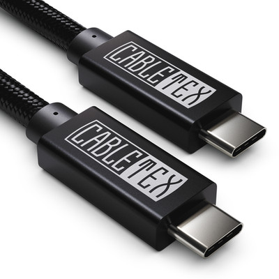 CABLETEX 100 Watt Daten- und Ladekabel | USB-C zu USB-C | USB 3.2 Gen 1, 5 Gbit/