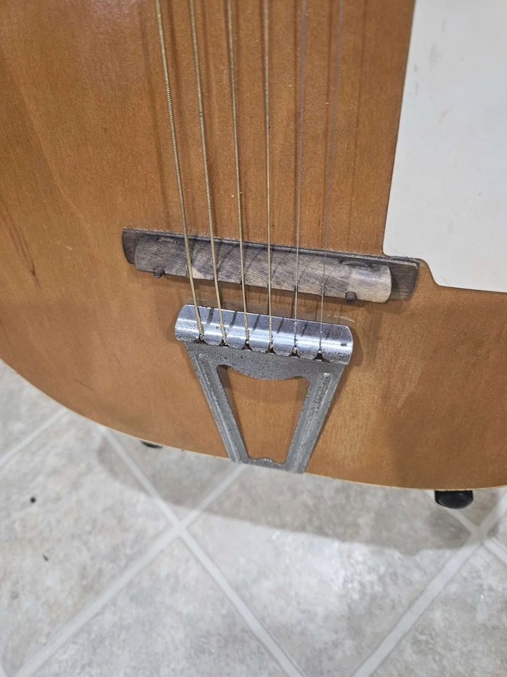 Guitarra Acústica Chris Adjustomatic Parlor Años 50 Años 60 De Colección Foto 3 de 4