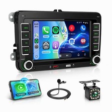 Rimoody Double Din Car Stereo Wireless Carplay Android Auto for VW Passat...