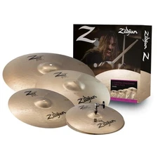 Zildjian Z Custom STD Cymbal Pack w 14" Hi-Hats, 16" Crash, 18" Crash & 20" Ride