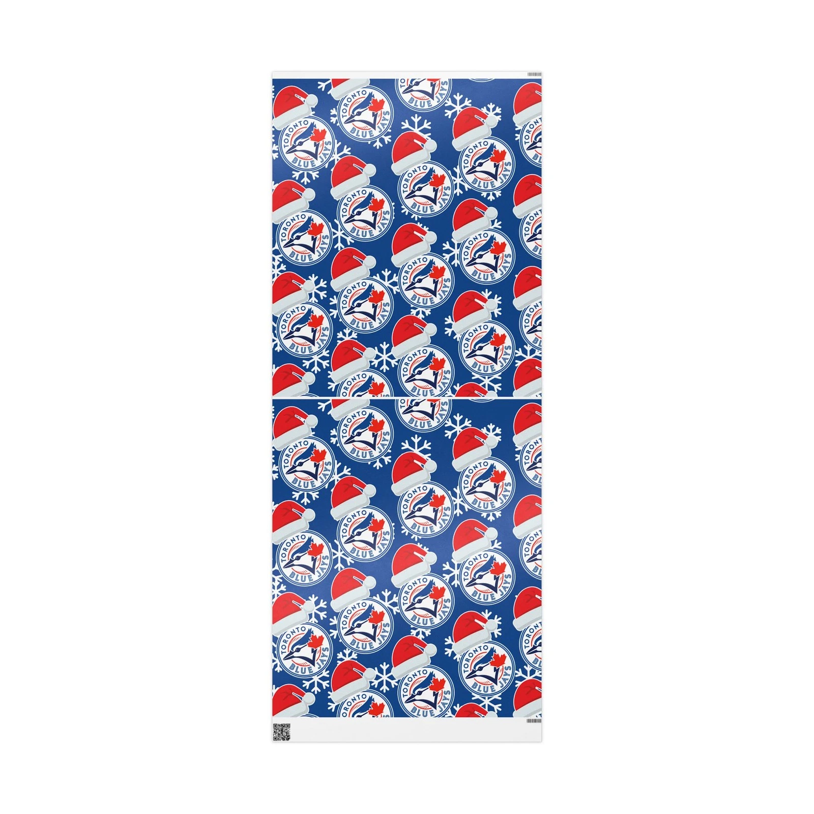 Toronto Blue Jays Gift Wrapping Paper, Baseball Team Holiday