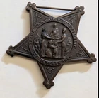 Antique Grand Army Of The Republic Bronze Civil War Veterans Medal 1861-1866