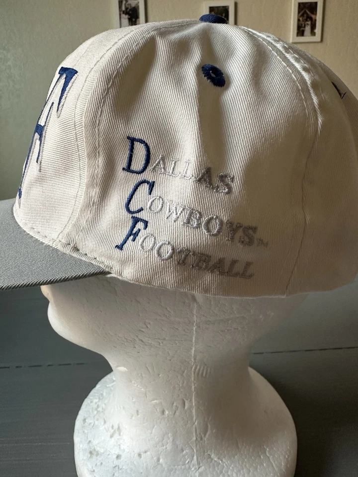 RARE VINTAGE 90s DCF DALLAS COWBOYS TEAM NFL SNAPBACK HAT FOOTBALL EASTPORT OSFA - Image 4 of 4