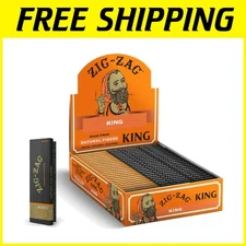 32-Count King Size Flax Rolling Papers - Natural Fibers