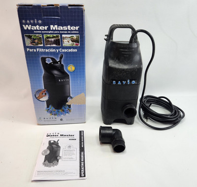 Savio WMS3600 - Water Master Solids 3,600 GPH Submersible Pump Brand New