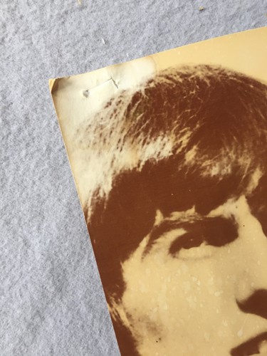 Vintage Beatles 14" x 11" Sepia Foto Litho Poster Tafel 1. US Konzert Druck - Bild 2 von 6