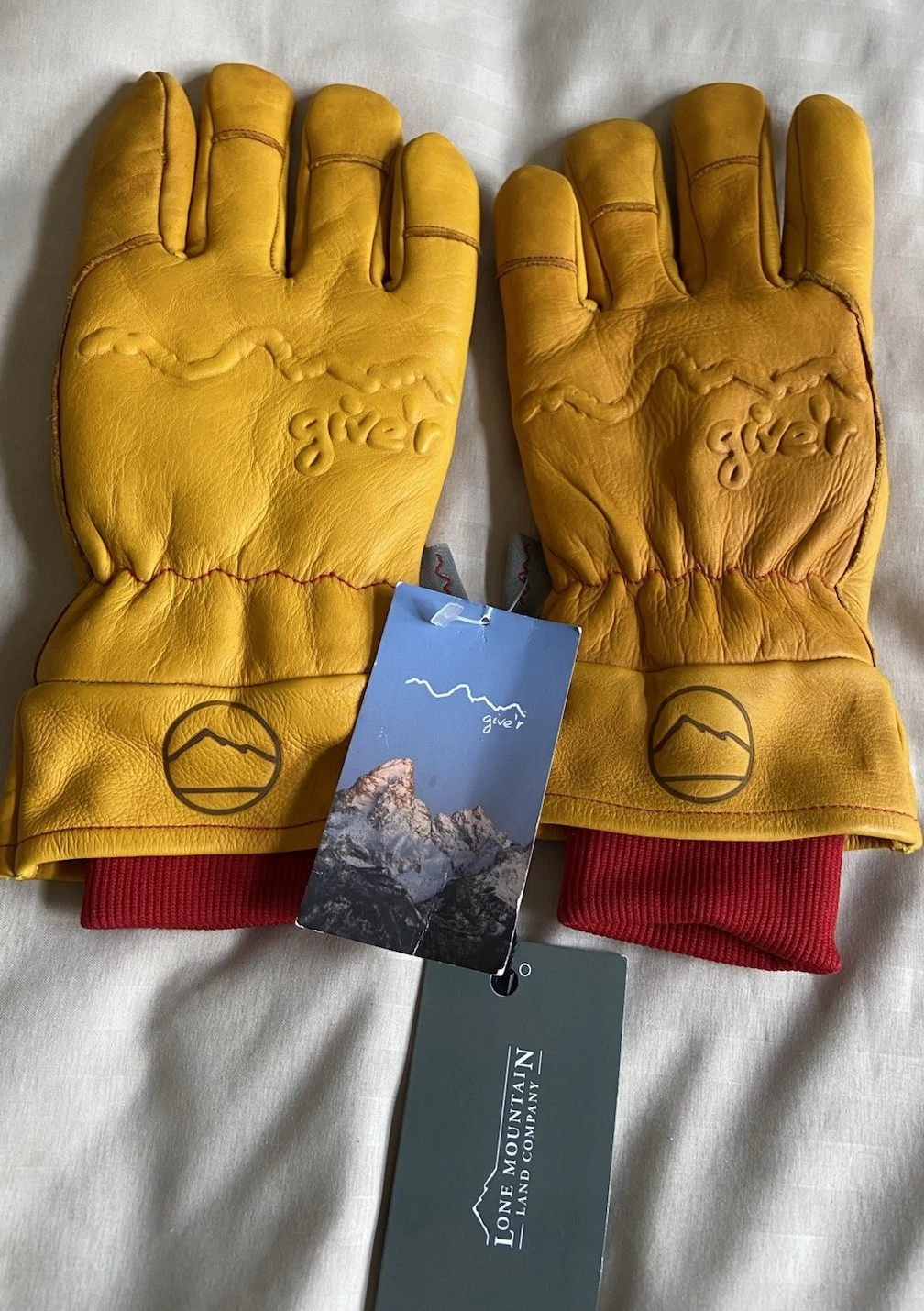 Give’r 4 Season Insulated Gloves Waterproof Lone Mountain Leather Gloves Men's S
