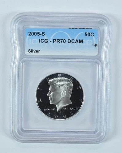 2005-S Kennedy Half Dollar Silver PR70 DCAM ICG *1804