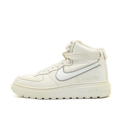 Nike Herren Air Force 1 GTX Sneaker Cremeweiß Leder Knöchelhoch High Top EU 45